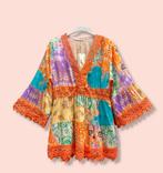 Boho vintage tuniek met kant, brede mouwen, Franse mode,, Kleding | Dames, T-shirts, Nieuw