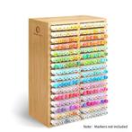 Bamboe Marker Organizer – Houten Stiftenhouder met 18/32 vak, Verzenden, Nieuw in verpakking