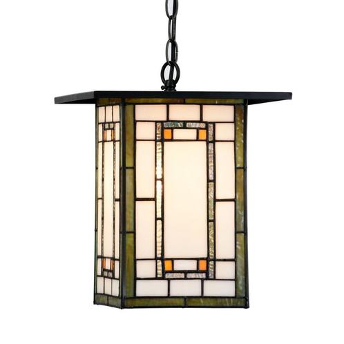 Tiffany Hanglamp Frank Lloyd Wright Orange, Huis en Inrichting, Lampen | Hanglampen, Verzenden