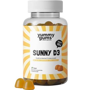 Yummygums  Sunny D3  60 Gummies beschikbaar voor biedingen