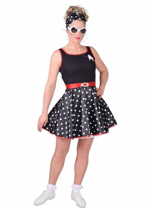 Rock and Roll jurkje zwart kort, Kleding | Dames, Carnavalskleding en Feestkleding, Nieuw, Ophalen of Verzenden