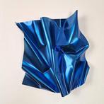 José Soler Art - Steel Silk. Dark Blue (Wall Sculpture)