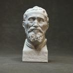 Beeld, Michelangelo - 10 cm - Albast, Antiek en Kunst