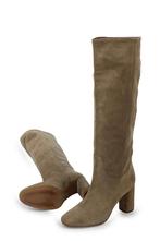 Manfield Laarzen in maat 39 Beige, Kleding | Dames, Schoenen, Hoge laarzen, Verzenden, Beige, Zo goed als nieuw