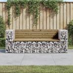 vidaXL Tuinbank schanskorfontwerp 184x71x65,5 cm, Verzenden, Nieuw