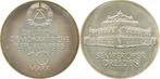 Duitsland 10 Mark Semper-oper 1985a stgl ! J1600 zilver, Verzenden