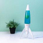 Rocket lavalamp wit met witte lava, Verzenden, Nieuw