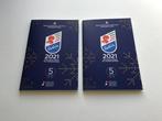 Italië. 5 Euro 2021 Alpine Ski Cortina (2 stuks) (Zonder