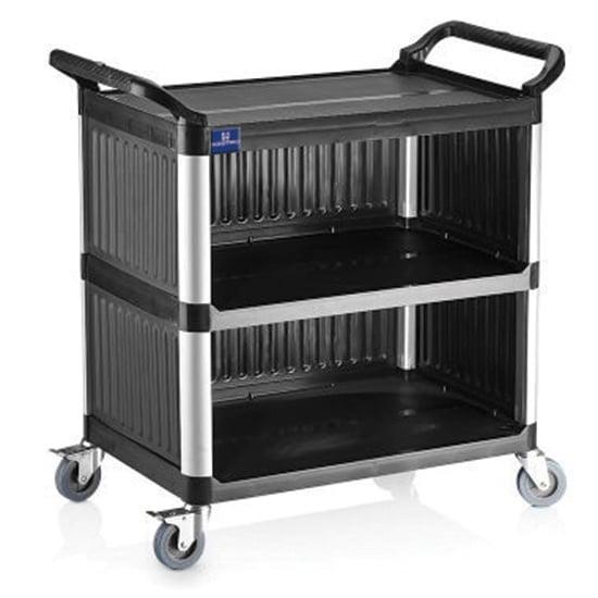 Wagen | Gesloten | 3 Schappen | 520x960x1070(h)mm Mastro, Zakelijke goederen, Horeca | Keukenapparatuur, Nieuw in verpakking, Verzenden