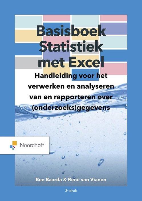 9789001575335 Basisboek Statistiek met Excel | Tweedehands, Boeken, Schoolboeken, Zo goed als nieuw, Verzenden