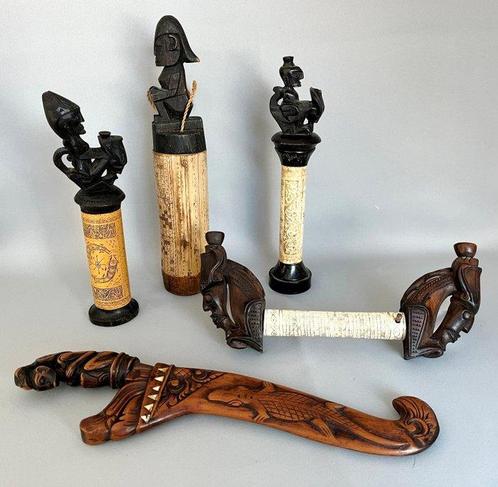 Tribale snijwerkjes - Batak - Indonesië (Zonder, Antiek en Kunst, Kunst | Niet-Westerse kunst