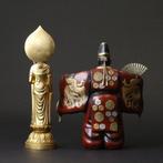 Sculptures (Set of 2): Kwan Yin (Guanyin) by Makita Shuun, Antiek en Kunst