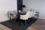 Eetkamerstoel - Claudia - Lichtgrijs - Rib - Jörn, Huis en Inrichting, Stoelen, Verzenden, Nieuw