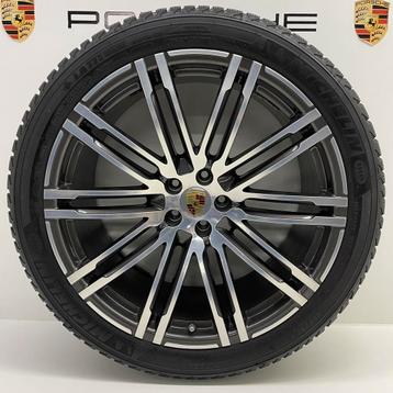 Porsche Macan ORIGINELE 21inch Turbo III  met winterbanden beschikbaar voor biedingen