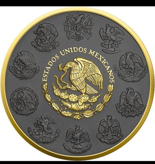Mexico. 1 Onza 2024 - Mexico Libertad – Golden Ring 1 oz mit, Postzegels en Munten, Munten | Europa | Niet-Euromunten