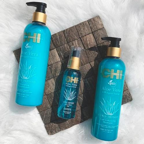 CHI Aloë Vera Curl Enhancing Shampoo, Sieraden, Tassen en Uiterlijk, Uiterlijk | Haarverzorging, Nieuw, Verzenden