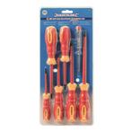 Silverline Schroevendraaierset voor elektriciens - chroom..., Doe-het-zelf en Verbouw, Gereedschap | Handgereedschap, Ophalen of Verzenden