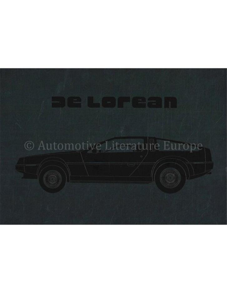 1981 DELOREAN DMC-12 BROCHURE ENGELS, Boeken, Auto's | Folders en Tijdschriften