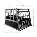 Aluminium hondentransportbox - M, Dieren en Toebehoren, Verzenden, Nieuw