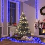 vidaXL Lichtslinger cluster met 2000 LEDs blauw 17 m PVC, Diversen, Kerst, Verzenden, Nieuw
