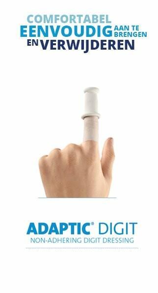 Systagenix Adaptic Digit - 10 stuks vinger verband ADAPTIC®, Diversen, Verpleegmiddelen, Nieuw, Verzenden