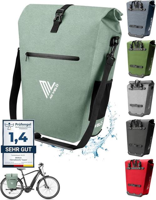 Tweedekans | MIVELO Fietstas - Waterdicht - 25L - Met, Sieraden, Tassen en Uiterlijk, Tassen | Schoudertassen, Zo goed als nieuw
