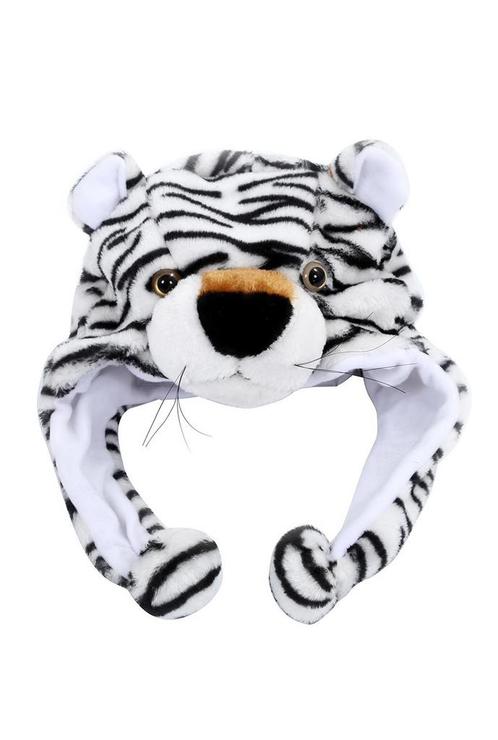 Muts Flappen Witte Tijger Laplander met Oortjes Wit Panter B, Kinderen en Baby's, Kinderkleding | Mutsen, Sjaals en Handschoenen