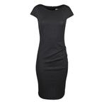 Verysimple • zwarte jurk met witte v-tjes • XS (IT40), Kleding | Dames, Jurken, Verzenden, Nieuw, Maat 34 (XS) of kleiner, Verysimple