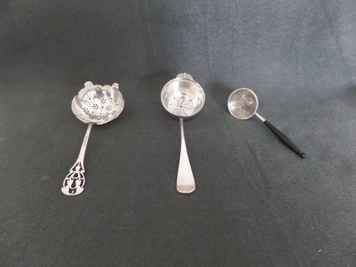 Walker & Hall  - Theezeef (3) - .925 zilver, Antiek en Kunst, Antiek | Goud en Zilver