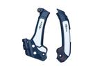 Racetech frame beschermers Blauw / Wit Husqvarna TC 125/250, Motoren, Verzenden, Nieuw