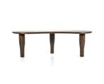 Eettafel Jodi organisch mangohout 240x115cm - bruin |, Huis en Inrichting, Ophalen of Verzenden, Nieuw