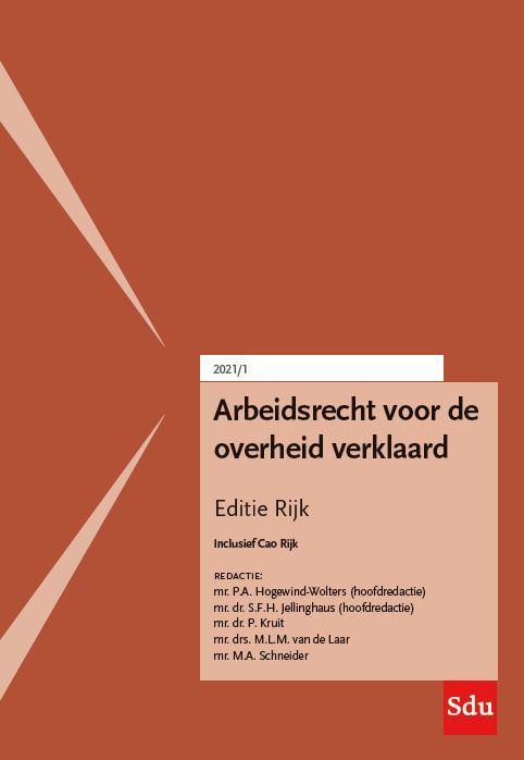 Arbeidsrecht voor de overheid verklaard, Editie Rijk. 2021/1, Boeken, Economie, Management en Marketing, Zo goed als nieuw, Verzenden