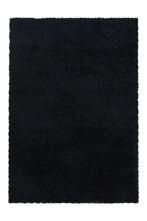 Shaggy Vloerkleed | Sydney | Zwart | 200x290 cm, Verzenden, Nieuw