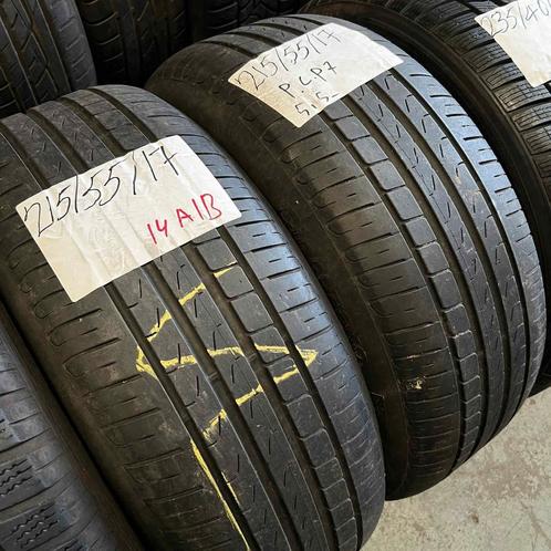 2 x Pirelli Cinturato P7 215-55-17 Zomerbanden 5,5mm, Auto-onderdelen, Banden en Velgen, 17 inch, Zomerbanden, 215 mm, Personenwagen
