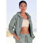 Lascana Sweatvest -lounge jas van biologische katoen,, Kleding | Dames, Ondergoed en Lingerie, Verzenden