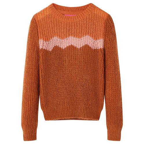 vidaXL Kindertrui gebreid 116 cognackleurig, Kinderen en Baby's, Kinderkleding | Overige, Nieuw, Verzenden