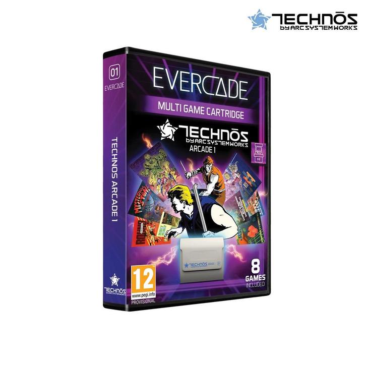 Evercade Technos Arcade Cartridge 1 (Evercade), Spelcomputers en Games, Spelcomputers | Overige, Gebruikt, Verzenden