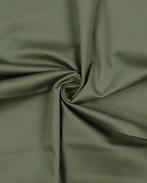 Katoen Viscose Stretch Kaki, Nieuw, Bruin