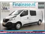 Renault Trafic 1.6 dCi L2H1 Marge DC 5Pers Airco PDC €358pm, Renault, Nieuw, Zilver of Grijs, Lease