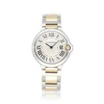 Cartier Ballon Bleu 36mm 3005 uit 2010, Gebruikt, Polshorloge, Verzenden