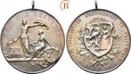 Zilver medaille Schuetzenfest in Frauenfeld 1890 Schweiz:..., Postzegels en Munten, Penningen en Medailles, Verzenden