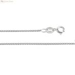 Zilveren spiga schakel lengte ketting 45 cm, Verzenden, Nieuw, Zilver