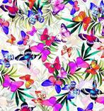 Wasbaar gecoat tafelzeil Butterfly linnen structuur, Huis en Inrichting, Tafelkleden, Nieuw