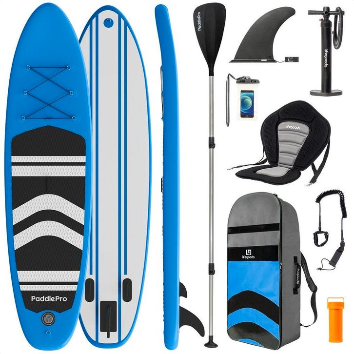 Tweedekans | LifeGoods SUP Board - met Zitje - Opblaasbaar, Watersport en Boten, Overige Watersport en Boten, Zo goed als nieuw