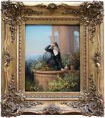 Cornelius de Beet (1779-1840) - Young girl on the castle