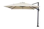 Garden Impressions Hawaii zweefparasol 300x300 cm. - Ecru, Tuin en Terras, Verzenden, Nieuw, Zweefparasol, Kantelbaar