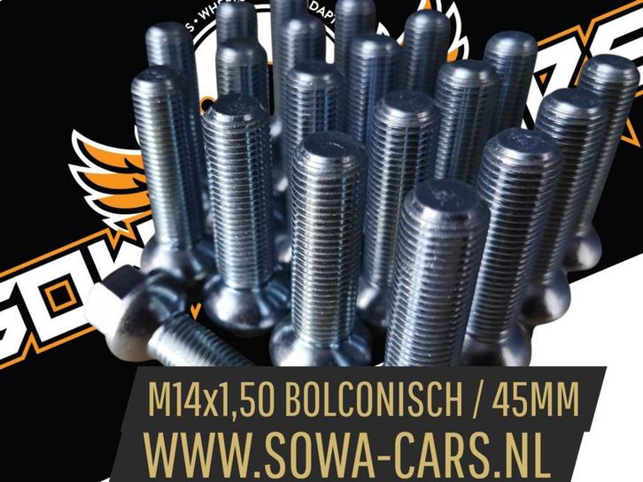 Wielbouten M14x1,50 Bolonisch 45mm ( M14 x 1,50 ), Auto diversen, Tuning en Styling, Ophalen of Verzenden