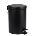 Afvalbak brasq pedaalemmer 20 liter zwart | 1 stuk, Ophalen of Verzenden