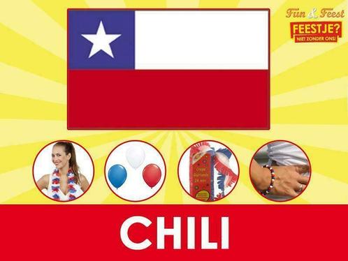 Mega aanbod Chili vlaggen - Chileense vlag, Diversen, Vlaggen en Wimpels, Nieuw, Ophalen of Verzenden