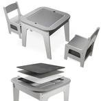 Kinderzitgroep Milou - Met 2 stoelen en 1 tafel - Grijs, Verzenden, Nieuw